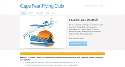 Desktop Screenshot of capefearflyingclub.com